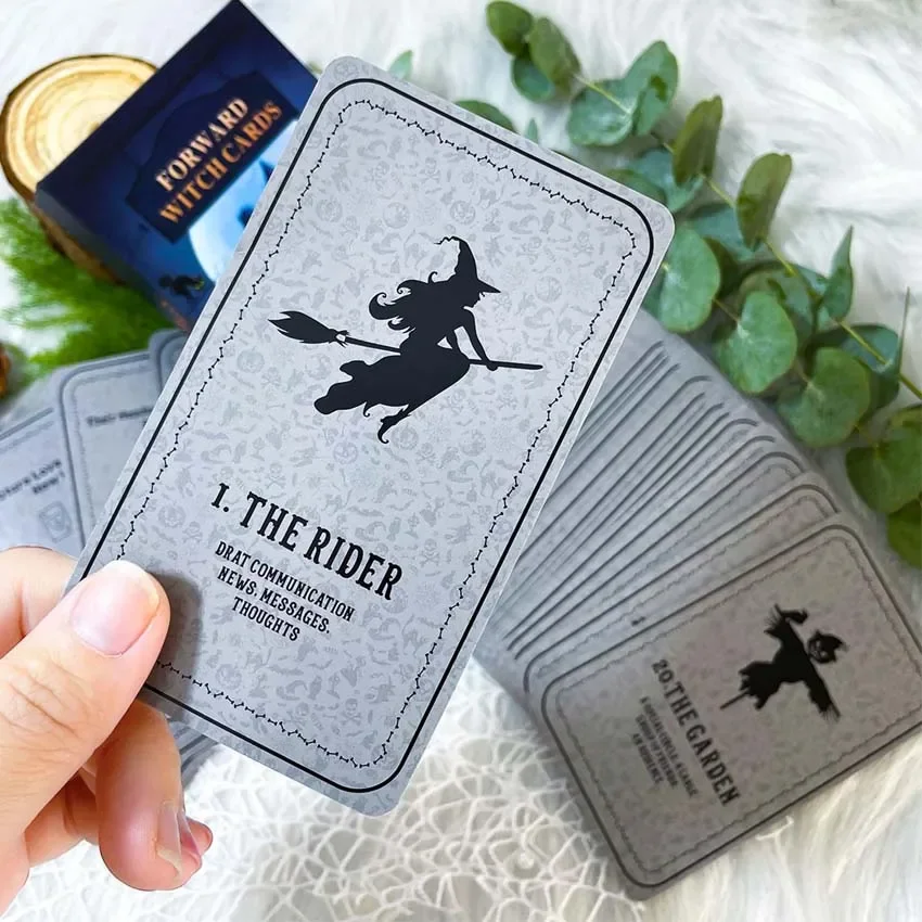 12x7 cm Witch Tarot Deck  Card Games