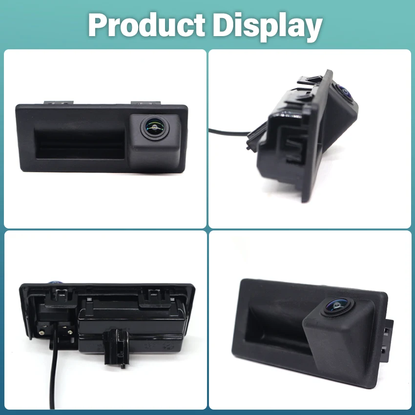 HD Rear Camera For Skoda Octavia A7 5E 2015~2020 Superb MK3 2015~2017 Trunk Handle Camera Backup Parking Reversing Camera