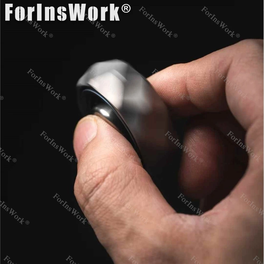 LAUTIE Bit05 سبائك التيتانيوم الأزرق تململ سبينر بت سلسلة ألعاب تخفيف التوتر أدوات مكتبية