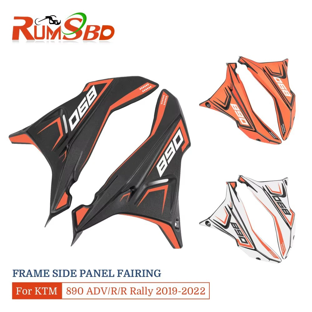 For KTM 890 Adventure R ADV R Rally 2019-2022 Motorcycle Left Right Frame Side Cover Fairing Aerodynamic plate Bodywork Panels