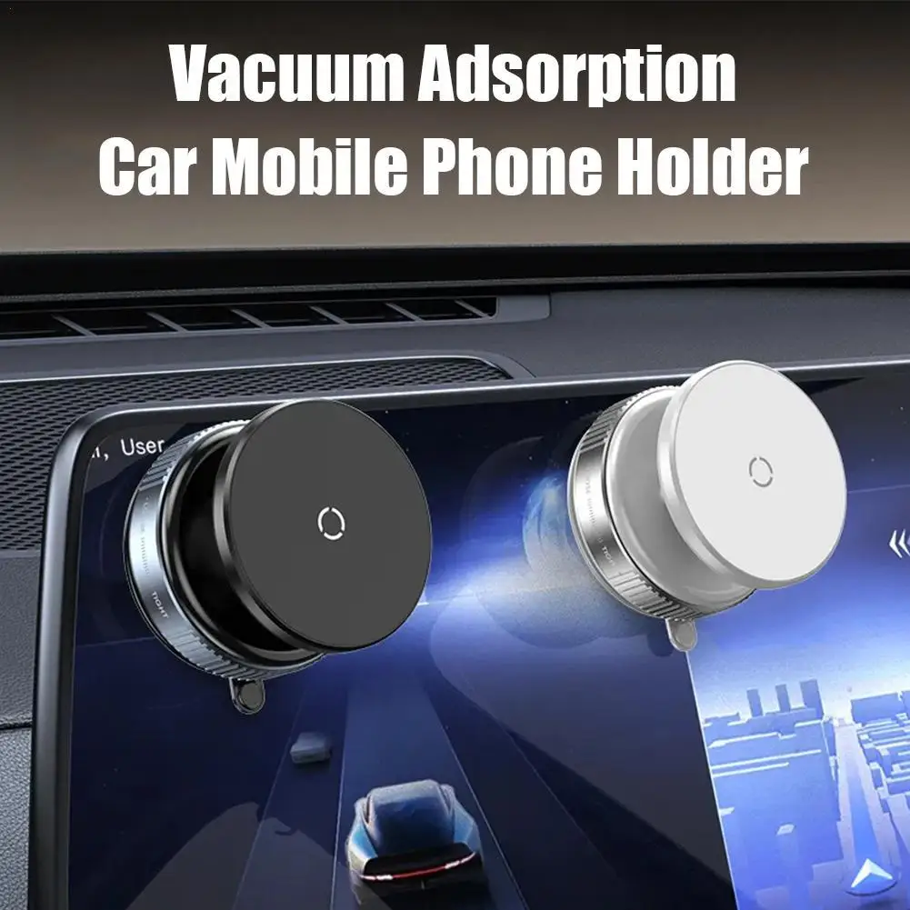 Universal Electric Vacuum Suction Car Phone Holder Air Suction Magnetic Car Mount For Navigation Suction Cup Bracket Accessories