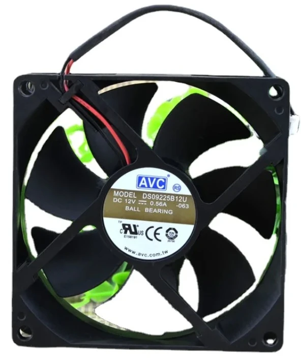 

New Fan CPU Radiator for AVC DS09225B12U 9025 12V 0.56A 9CM 4-wire High Air Volume Fan 92*92*25mm