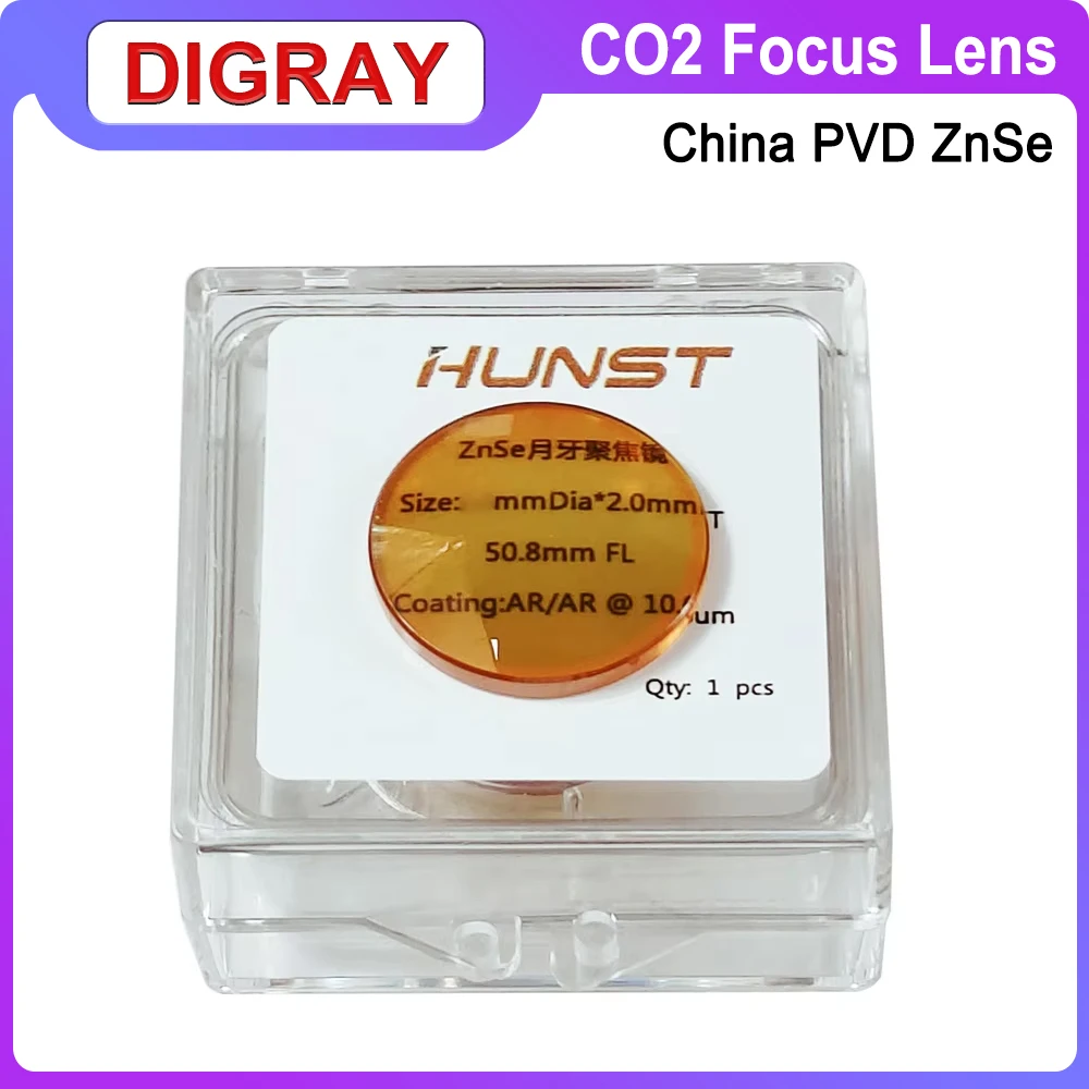 DIGRAY Cina Co2 PVD ZnSe lensa - Laser Focus Lens ulasan dan harga