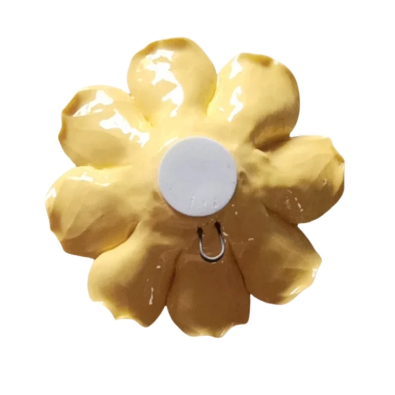 Wall Ceramic Flowers Crafts Decoration Creative Simulation Flower Porcelain Ornaments Peony ArtworkCherry Blossoms Decorative