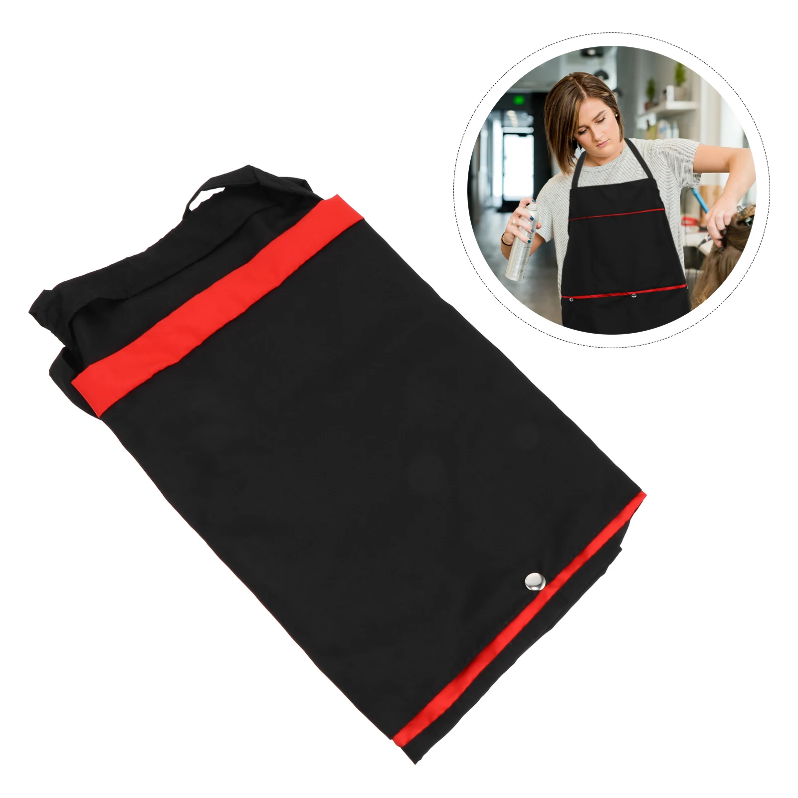 

Waterproof Haircut Apron Salon Cutting Helper for Barber Supplies Colorfast Pongee Shop Eye-catching