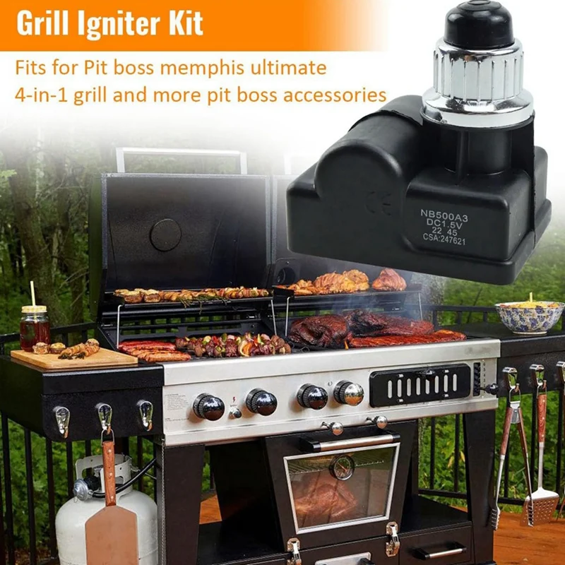 Igniter Kit TS-IG3007 For Pit Boss Memphis Ultimate Grill Accessories With Electrodes Ignitor Mounted Electrode Wires