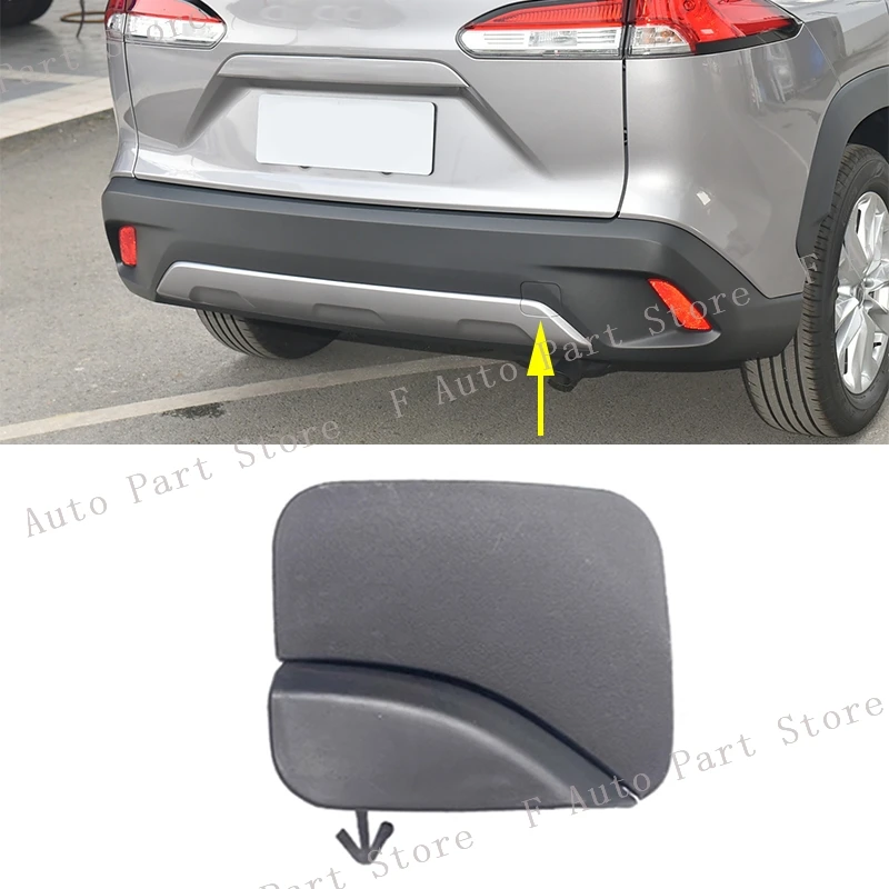 Front Rear Bumper Tow Hook Cover Trailer Hauling Eye Cap 52163-0A901 52162-0A060 53128-0A060 For Toyota Corolla Cross 2022 2023