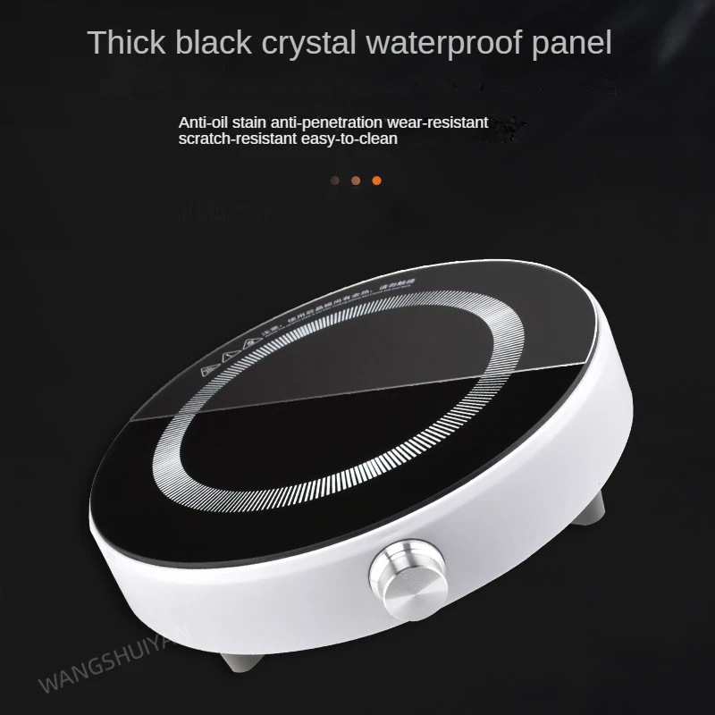 Индукционная плита 220 В 2200 Вт с набором кастрюль, водонепроницаемая кухонная плита для жарки, интеллектуальная плита для горячей кастрюли, горелка для варочной панели