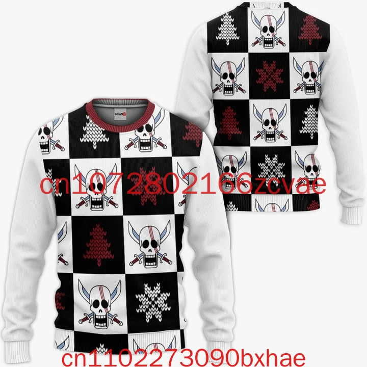 Suéter feo con símbolo de Edward Newgate de una pieza, suéter navideño con estampado 3D, moda urbana, suéteres para hombres y mujeres