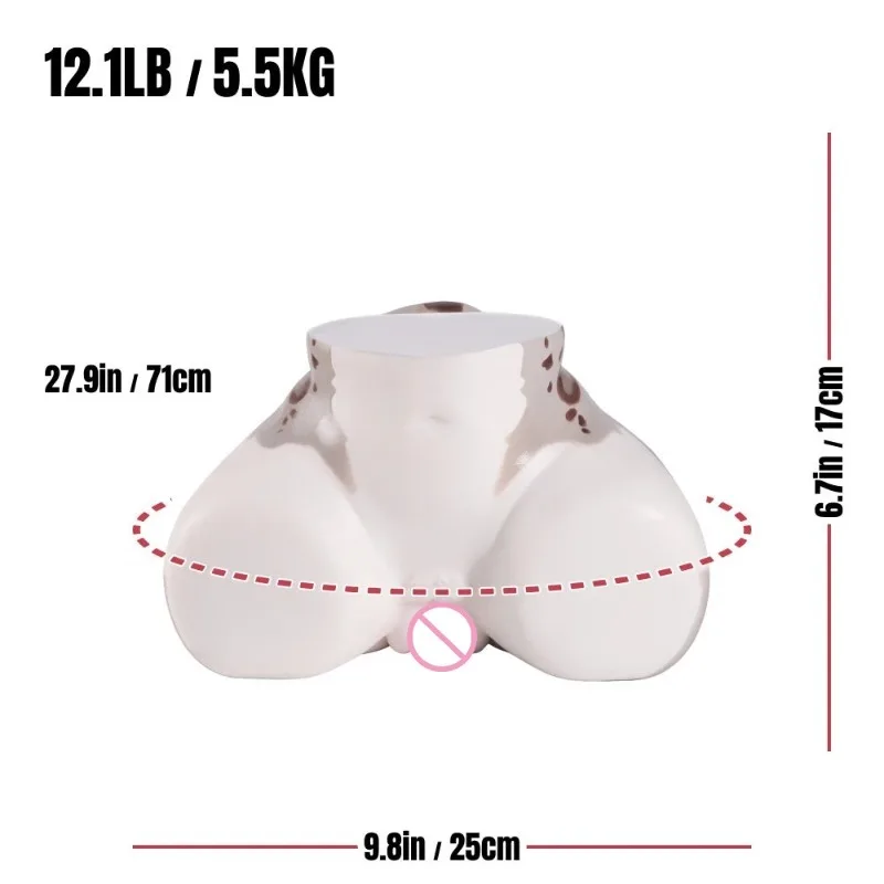 Pre-Order MRL Shira Snow Leopard Furry Silicone Torso Doll Dual Channel Collectible Adult Figure Sex Toys for Mens 18+ view 5