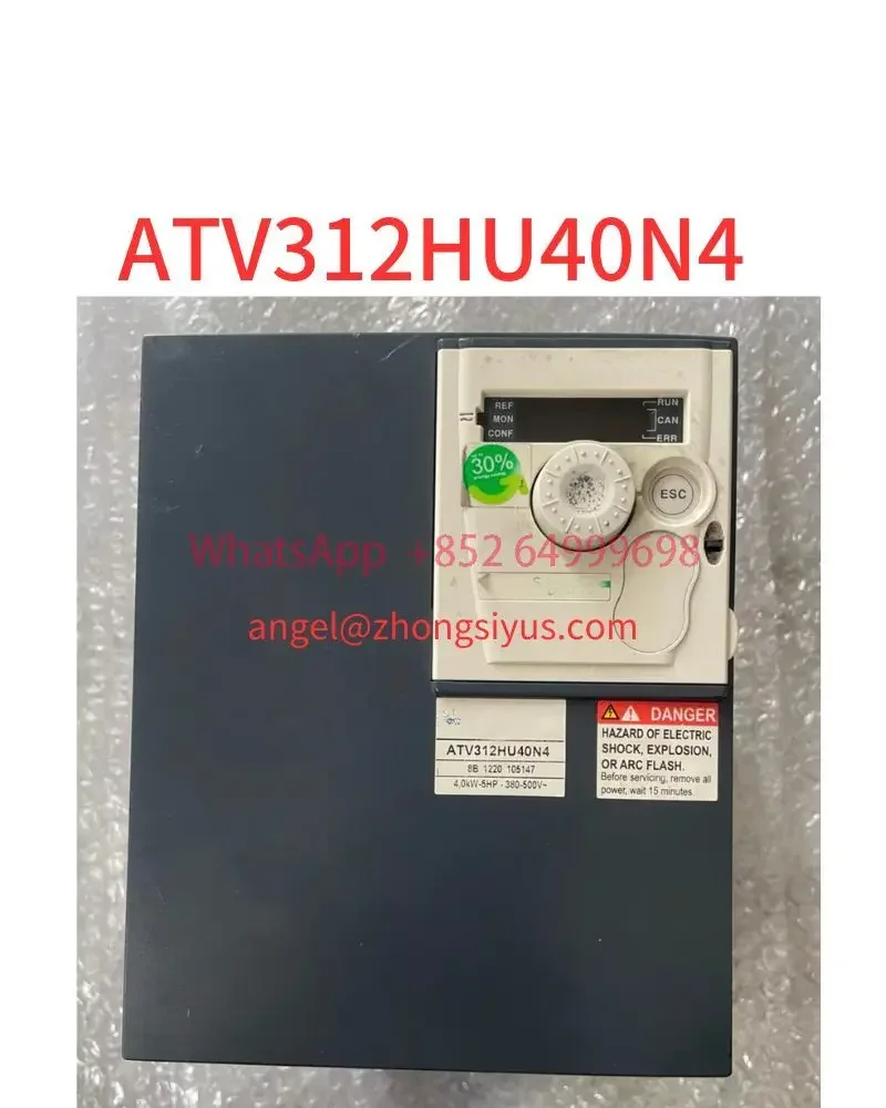 Used frequency converter ATV312HU40N4,  4KW 380V
