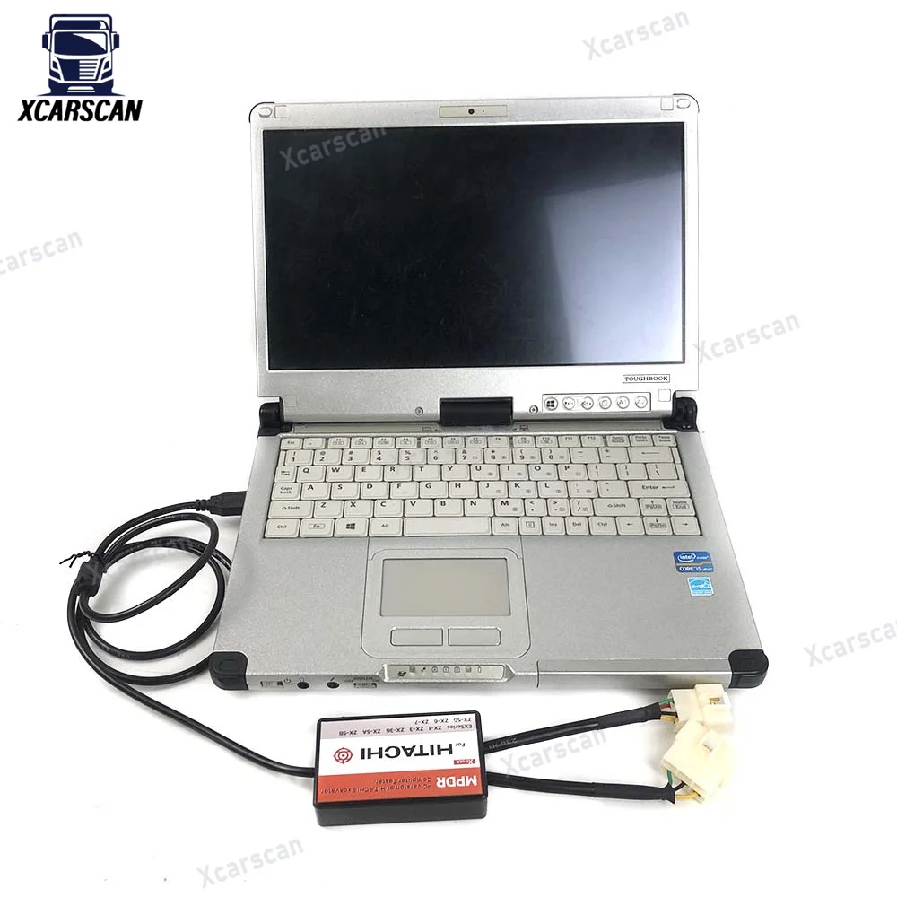 CF19 LAPTOP+MPDR Software 3.9 Heavy Duty Diagnostic Tool Tester for Hitachi ZX-1 ZX-3 ZX-3G ZX-5 ZX-6 ZX-7 of Excavator