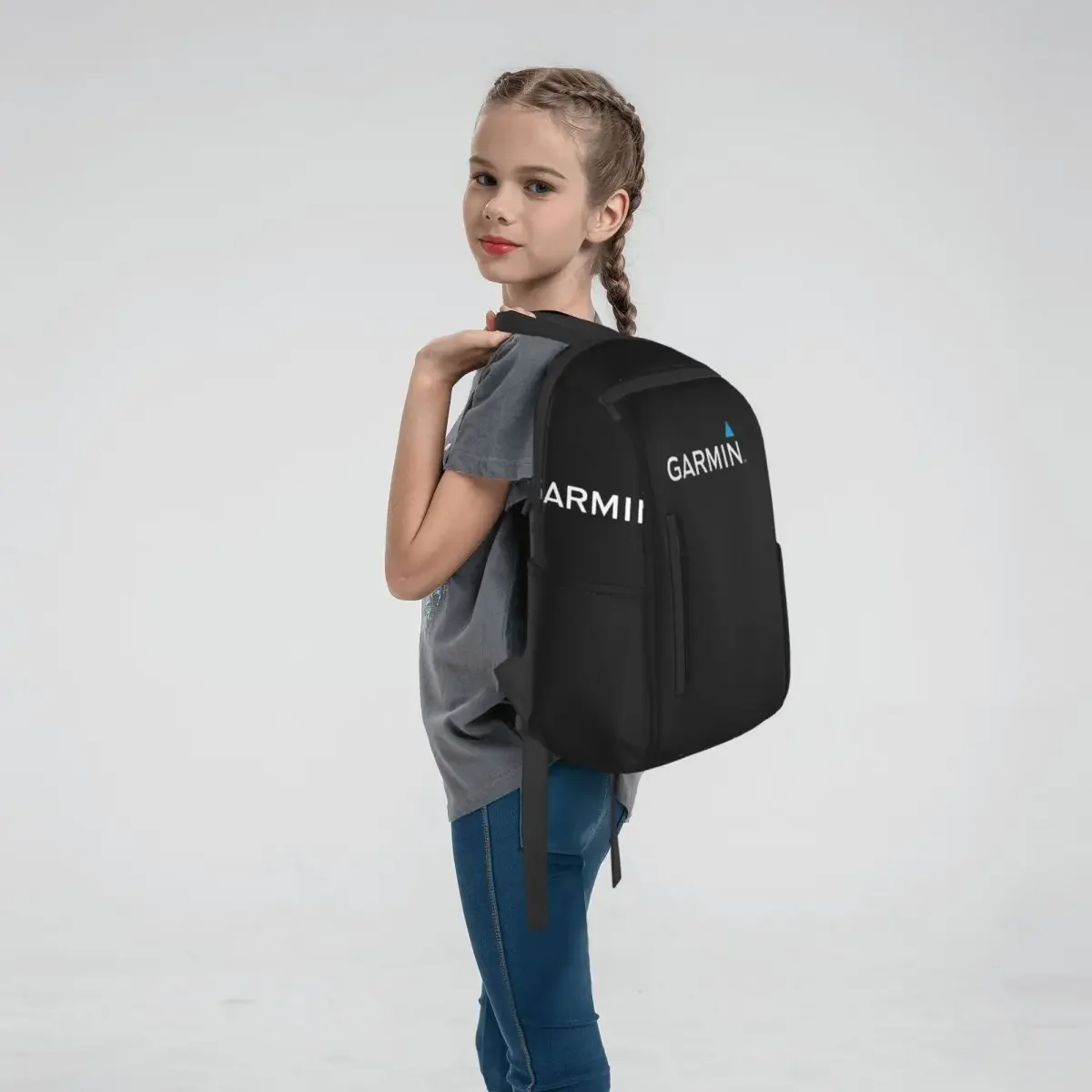 Official Garmin Original Merchandise Classic Backpack Student BookBag Kids School Bag Computer Shoulder Bags Boys Girls