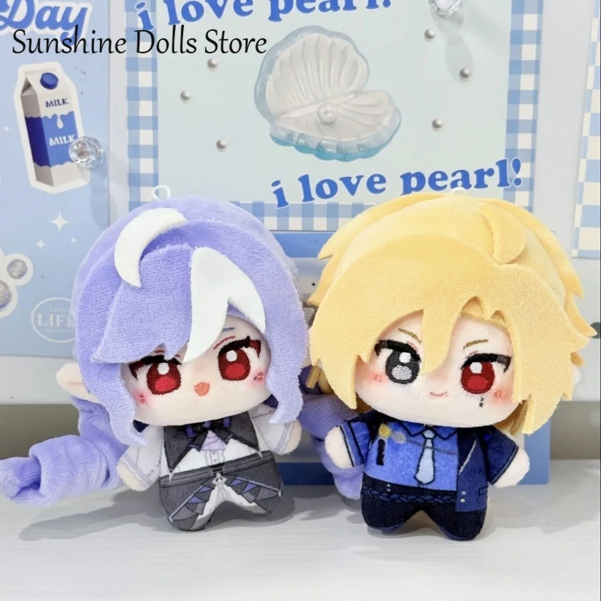 

Zenless Zone Zero Hugo Vlad Vivian Banshee Kawaii Аниме Мягкая хлопковая кукла Nunu Брелок для тела Мини-игрушечные фигурки Подарок фанатам 10 см