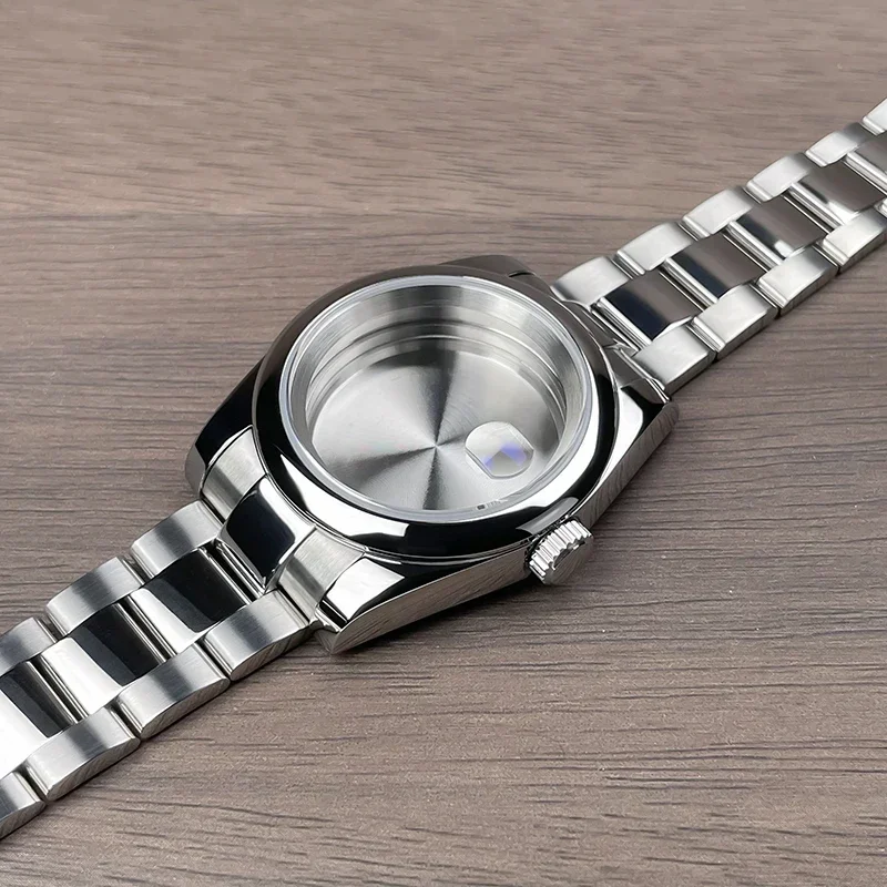 36mm/39mm NH35 DJ Case Stainless Steel Sapphire Glass SK DJ Mod Parts Replacemet Case Fit Nh35 Nh36 Movement Watch Case NH35 image 4