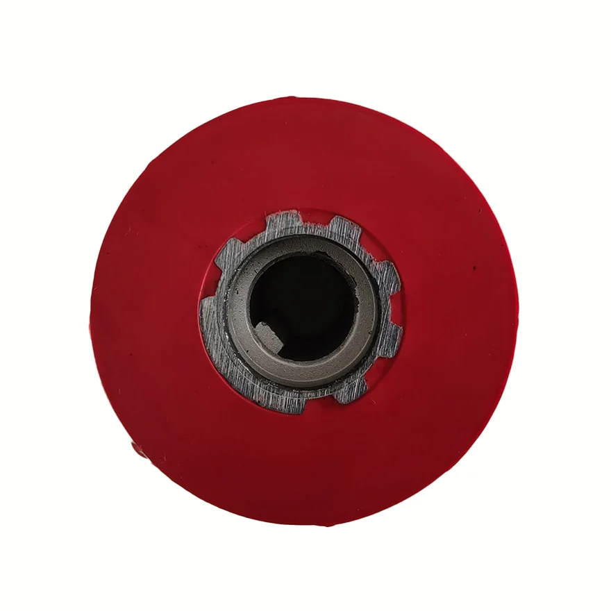 Rubber Pressure Roller Feeding Roller Rubber Wheel for Power Feeder Woodworking Machinery Accessories