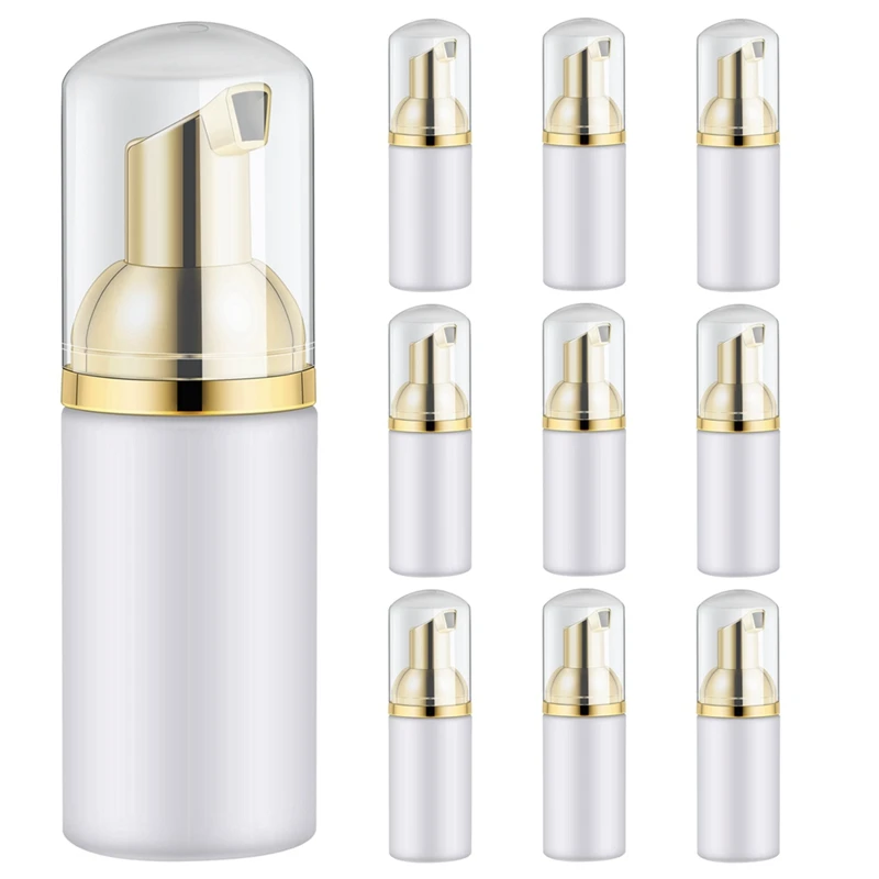 10Pcs 30ML Plastic Foam Bottle Soap Mousses Liquid Dispenser Froth Shampoo Lotion Bottling Face Cleaner Pump Bottles