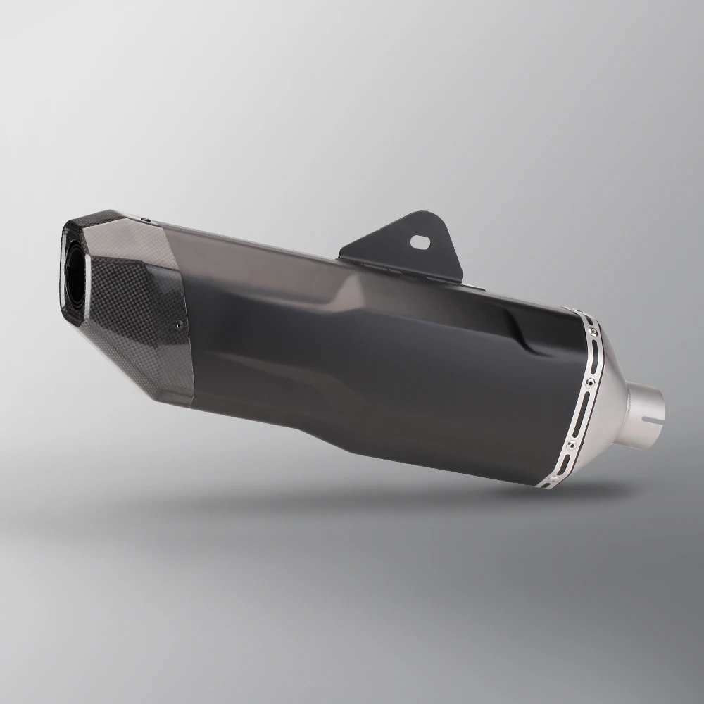 Motorcycle Exhaust Kit Universal 51mm Slip on Line Muffler with DB Killer For Z900 ZX6R MT07 F750GS F850GS R1250GS R1300ADV