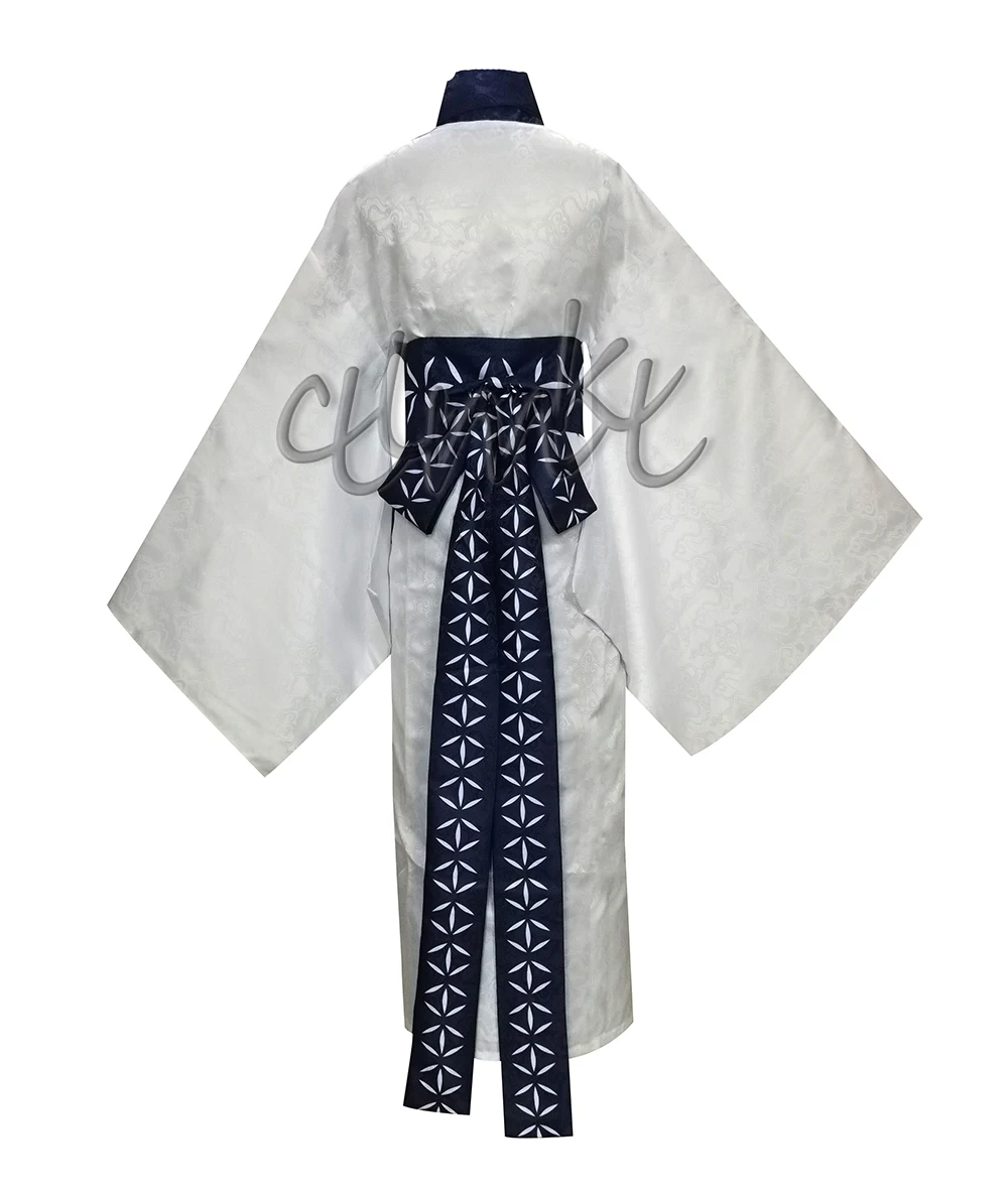 Anime Ryomen Sukuna Cosplay  Adult Men Women Outfits Kimono Hanfu Blue Corset Two Toe Socks Halloween Costume