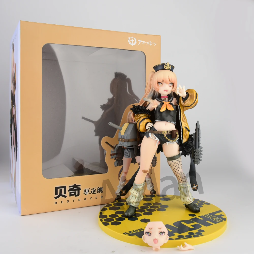 23cm Azur Lane Anime Figure Sexy Girl USS Bache PVC Action Figure USS Honolulu Louis Figurine Collection Model Doll Toy