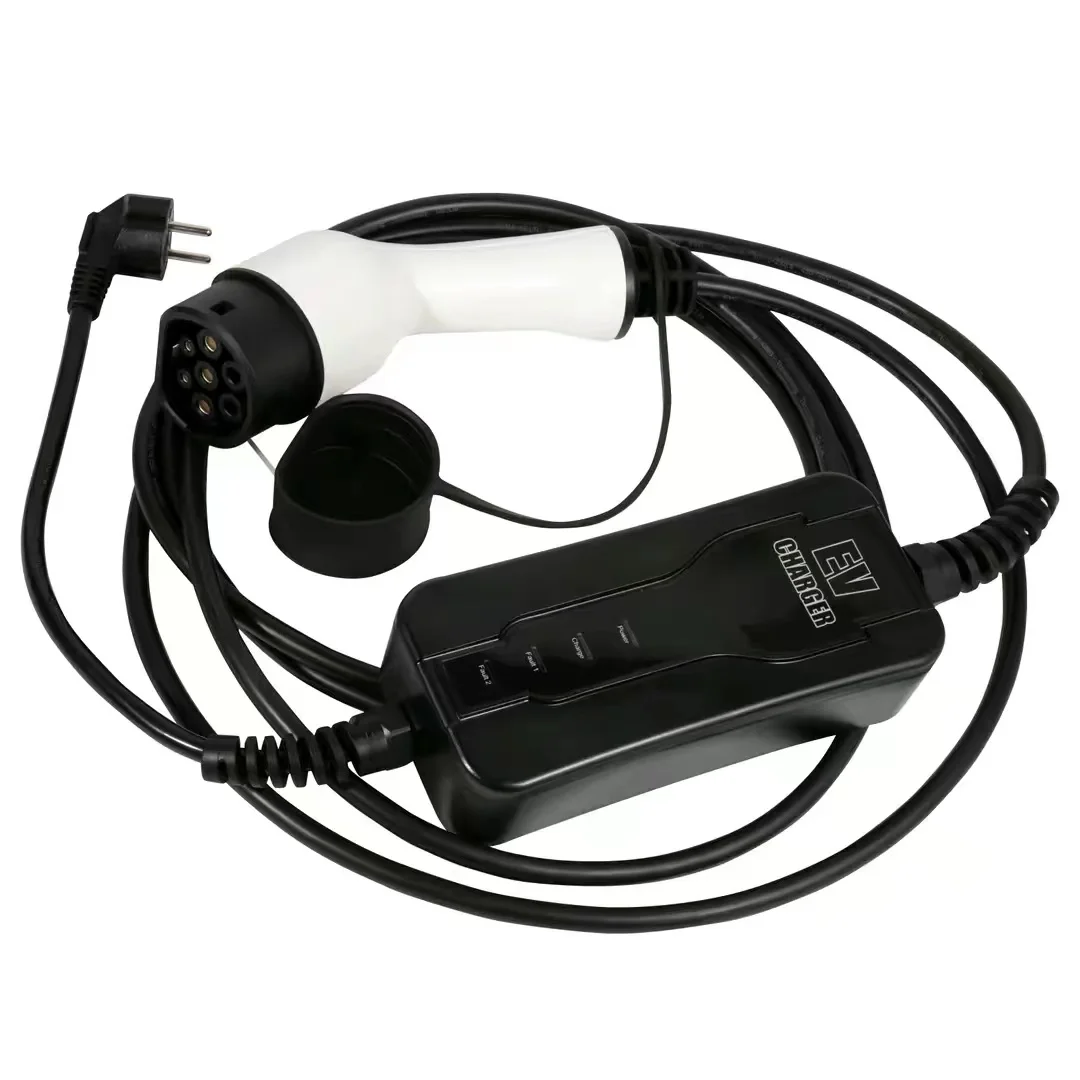 3.5kw Level 2 Portable Ev Charger 16 Amp Electric Car Charger GBT Plug Adapter J1772 Home Use EV Charging Station Type 2