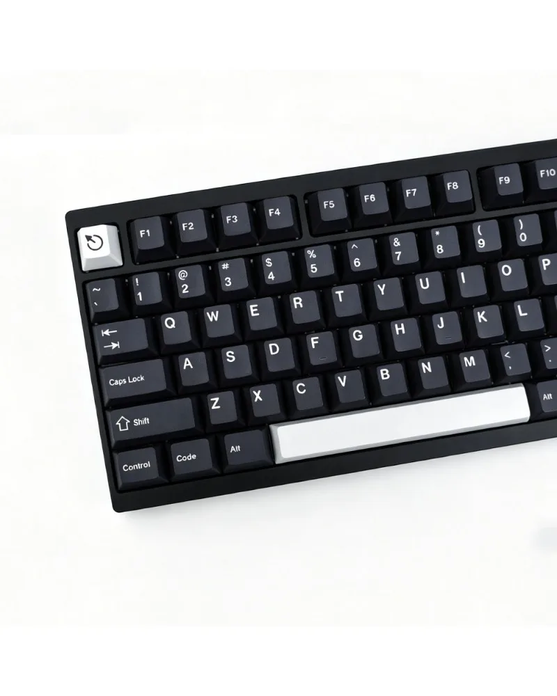 Keycap simple black PBT five-sided sublimation process CHERRY original factory highly mechanical keyboard customization
