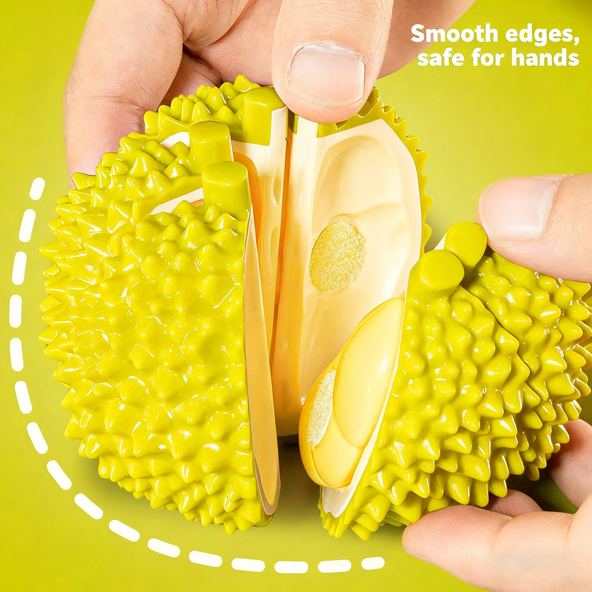 Giocattoli da taglio per frutta fai-da-te Fai finta di giocare a frutta e verdura da cucina Casa da gioco pelabile Durian altamente simulata con coltello Natale