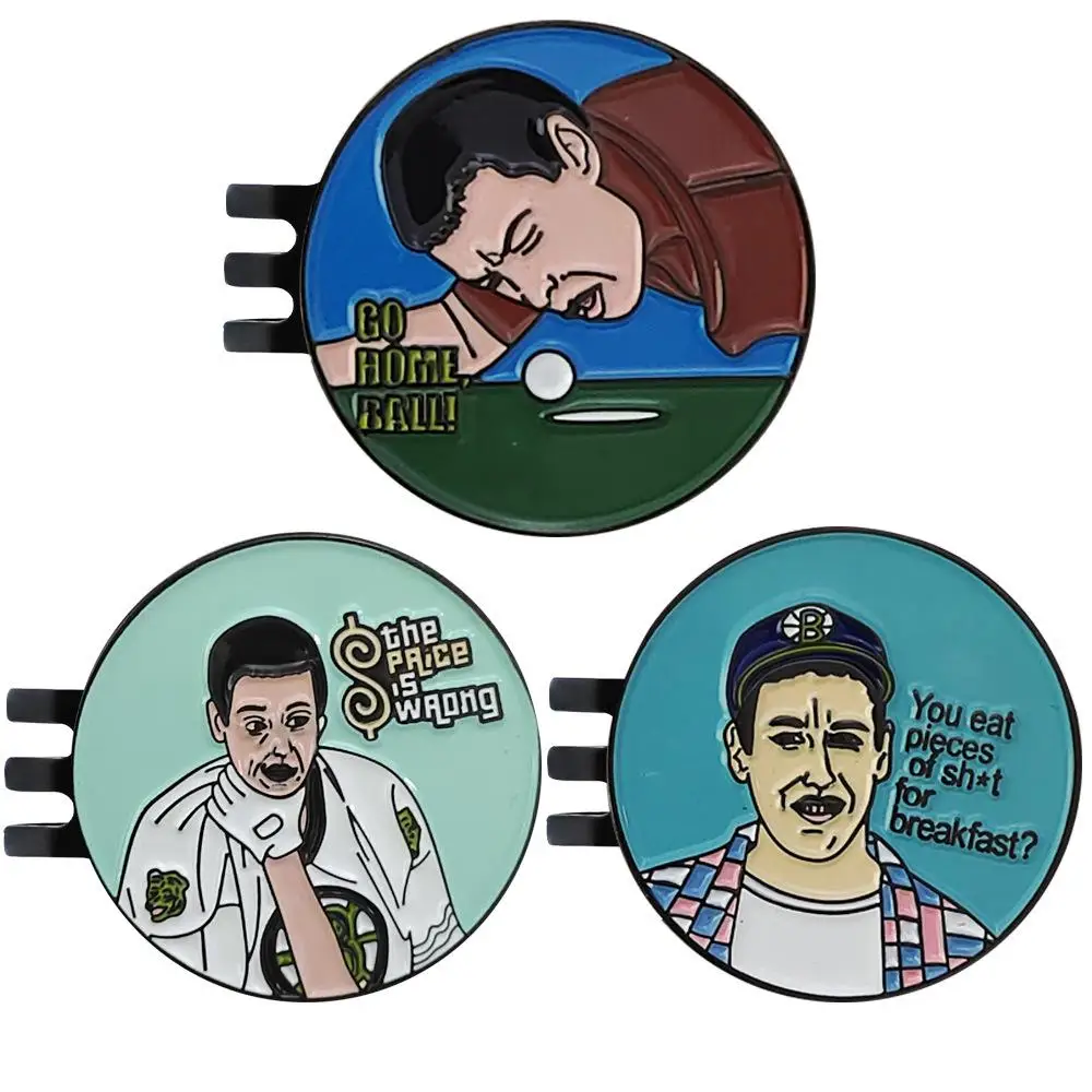 

Новый забавный маркер для мяча для гольфа с 3 отсчетами и зажимом для шляпы, аксессуары для мужчин и женщин, гаджеты для гольфа для мальчиков, девочек, детей, подарок для гольфиста