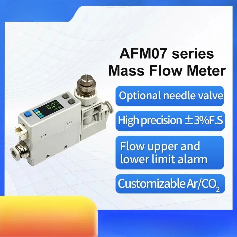 AFM07  Aerothermal Mass Flow Meter Oxygen Compressed Air  Replaces SMC PFM7