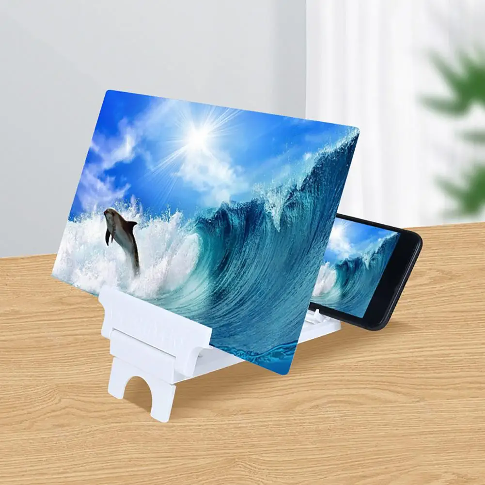 Hd-compatible Zoom Optics Phone Screen Magnifier with Anti-radiation Technology for Visual Fatigue Reduction 3d Movie Video