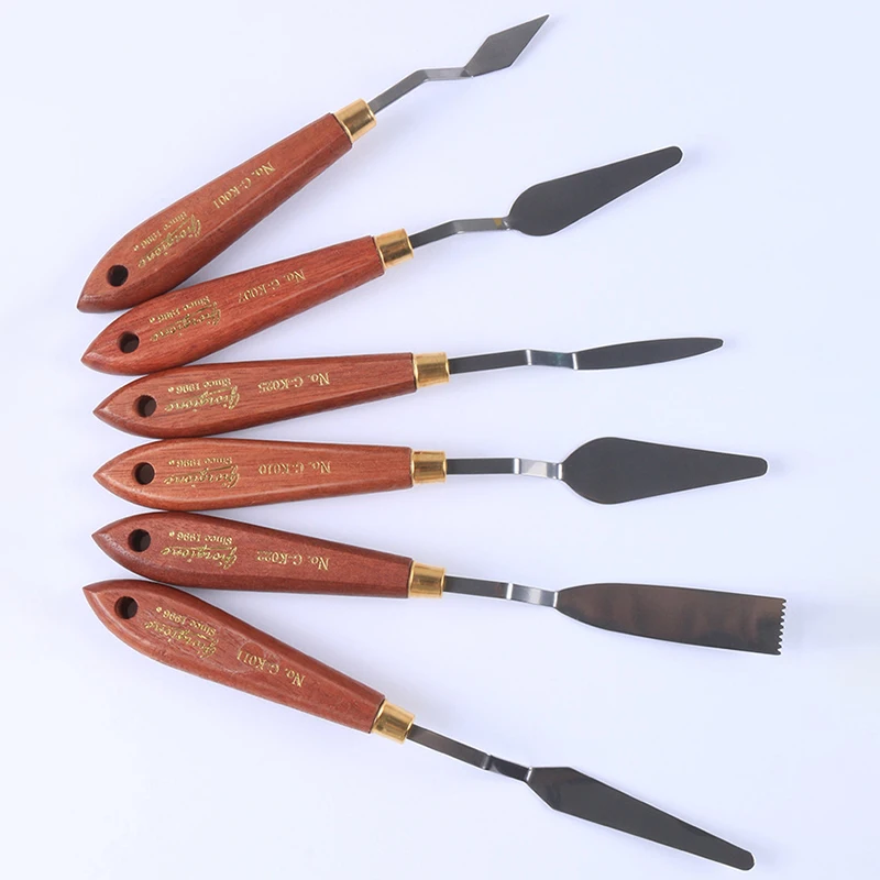 Artist Spatula Palette Knife,Painting Knife Set Painting Mixing Scraper Stainless Steel Palette Knife Painting Art Spatula