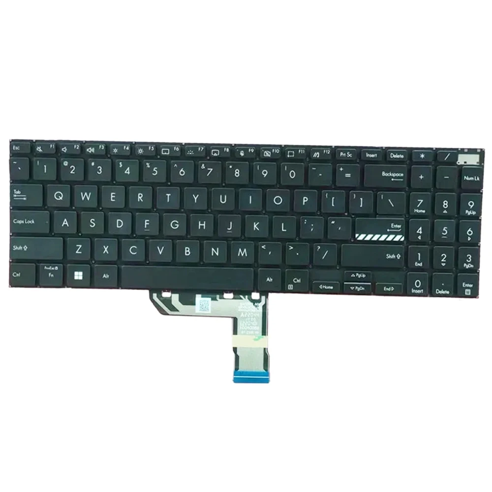 Imagem -02 - Teclado para Asus Vivobook Pro Layout Retroiluminado Nos Eua M3500 M3500q M3500qc M3500qa K3500 M6500