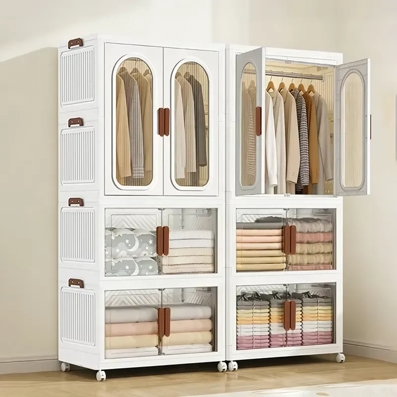Stackable storage boxes, foldable storage boxes with lids, wardrobe storage boxes and lockers