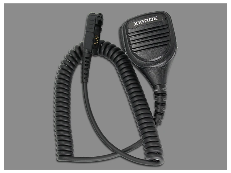 XIERDE Lautsprecher-Mikrofon für Motorola XiR P6600 P6620 MTP3000 MTP3250 DEP550 DP2400 MTP3550 MTP3100 MTP3150 Walkie Talkie – Detail 1