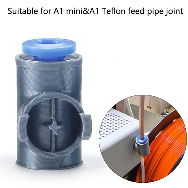 

1 шт. разъем для трубки Bambu Lab A1/A1 MINI PTFE, универсальный материал, подающая труба, детали 3D-принтера