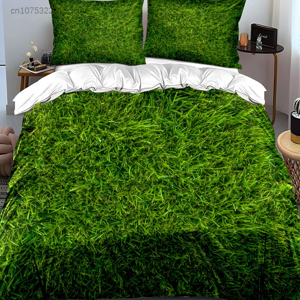 Lawn Care Three-Piece Set Multiple Sizes kid's And adults' Bedroom Exquisite 3PC Bedding set, Gift