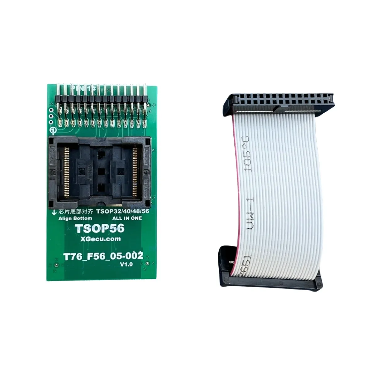 TSOP32/40/48/56 ZIF adapter (T76_F56_05-002 V1.0) for XGecu T76 programmer