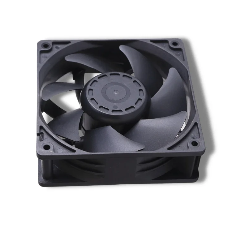 Ul High Cfm Motor Axial Flow 12038 Cooling Fan Mini Outdoor Rv Small Exhaust Axial 120mm Dc 12v 24v Cooler for Power Chassis Pc