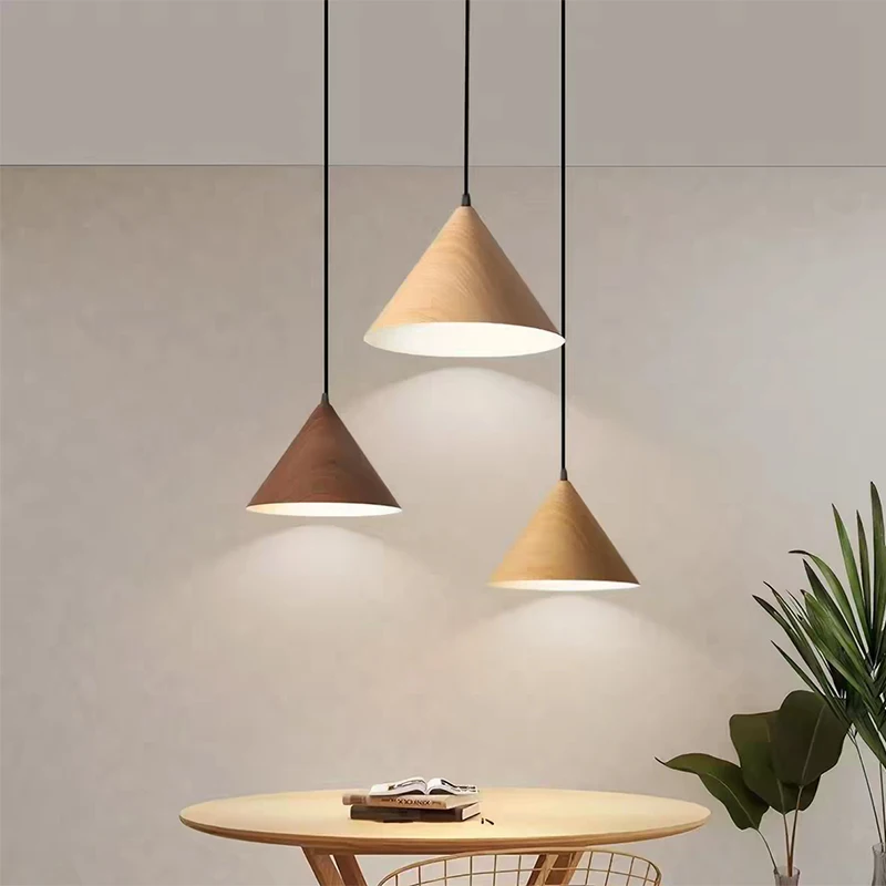 Indoor LED E27 Pendant Lamps for Kitchen Dinning Room Minimalist Adjustable Suspended Hanging Lighting Bedroom Chandelier Lights