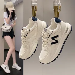 Sports Shoes for Women 2024 Spring New Super Hot Versatile Anti slip Casual Women's Shoes Soft Sole Running Little White Shoes