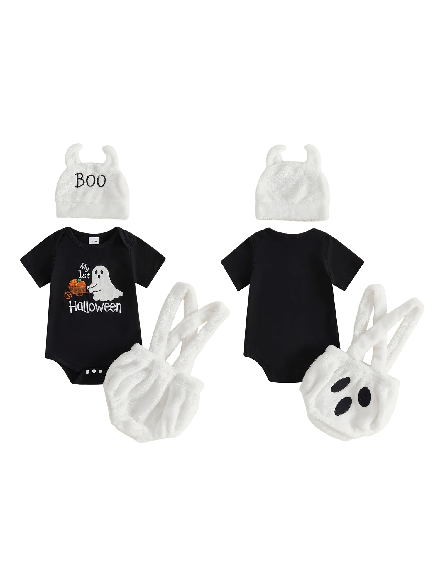 Shorts Hat Romper Furry Suspender Romper Furry Hat Suspender Shorts Sleeve Romper Furry Sleeve Romper Short-Sleeve-Romper Top