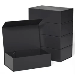 Magnetic Gift Box With Lids For Presents Rectangle Cardboard Boxes Magnet Packaging Box For Christmas Birthday