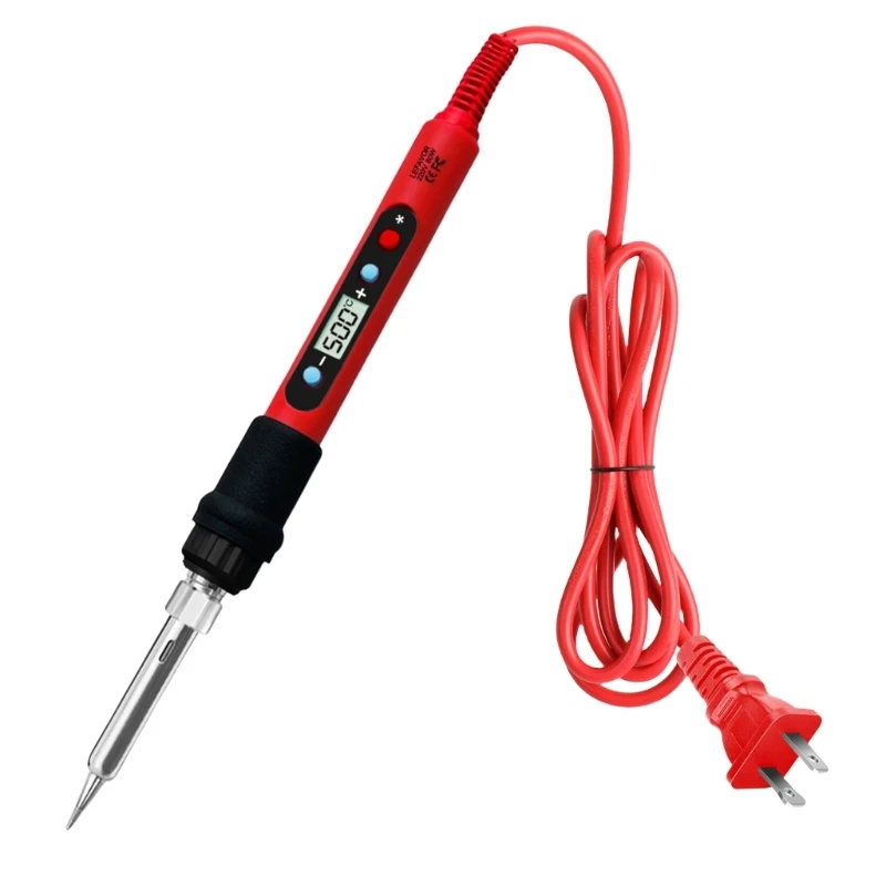 Adjustable Temperature 80W Digital Soldering Iron Featuring LCD Display with Adjustable Temperature Welding Tool