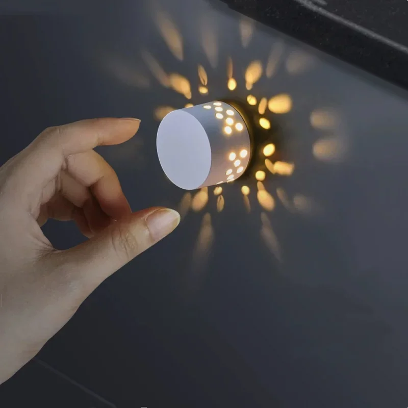 1pc Touch Light Handle, Simple Drawer Shoe Cabinet Bedside Table Bathroom Cabinet Luminous Lighting, Sensor Cabinet Handle