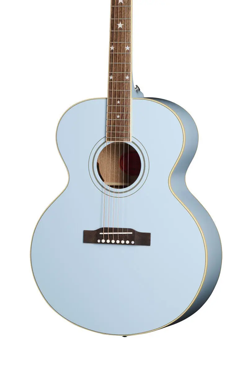 Custom Shop J180 LS Frost Blue WEBSHOP Acoustic Guitar