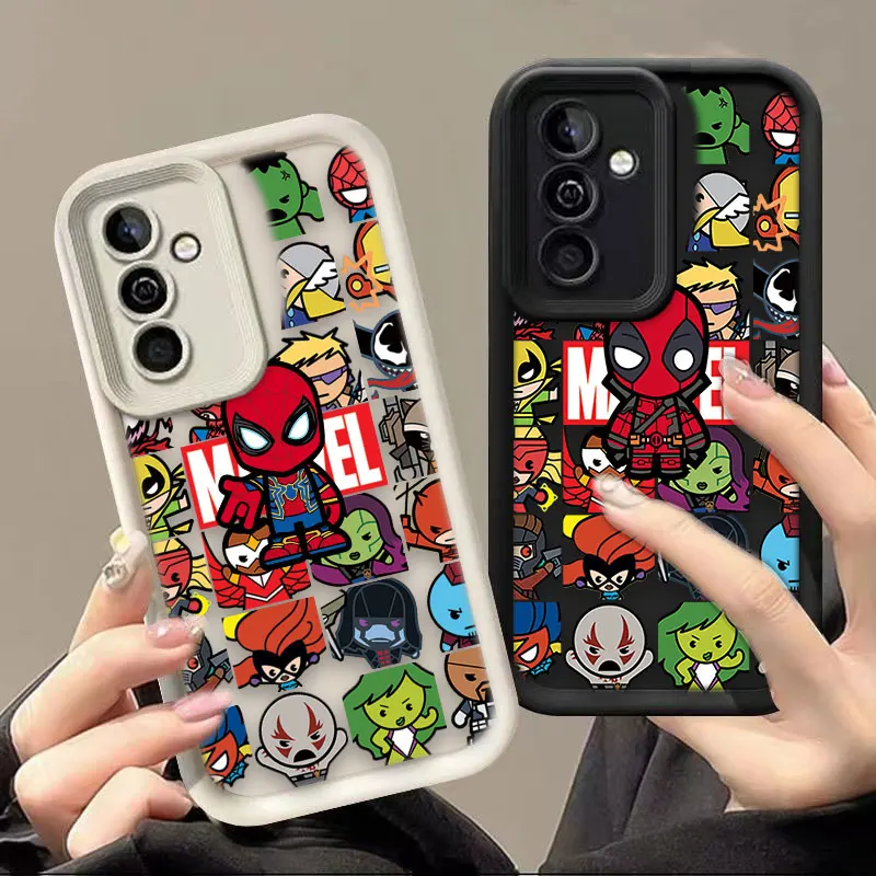 Marvel Iron Spider Man Deadpool Funda de teléfono para Googel PIXEL 7 7A 8 8A 9 10 PRO XL 5G colores Funda de silicona DIY Shell Funda