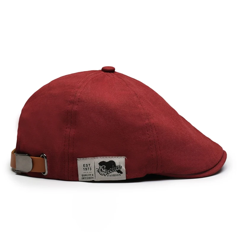 Street Fashion Reversed Peaked Cap Damesbaret Lente/Zomer Unisex Veelzijdige Hip-Hop Forward Cap voor bescherming tegen de zon en schaduw