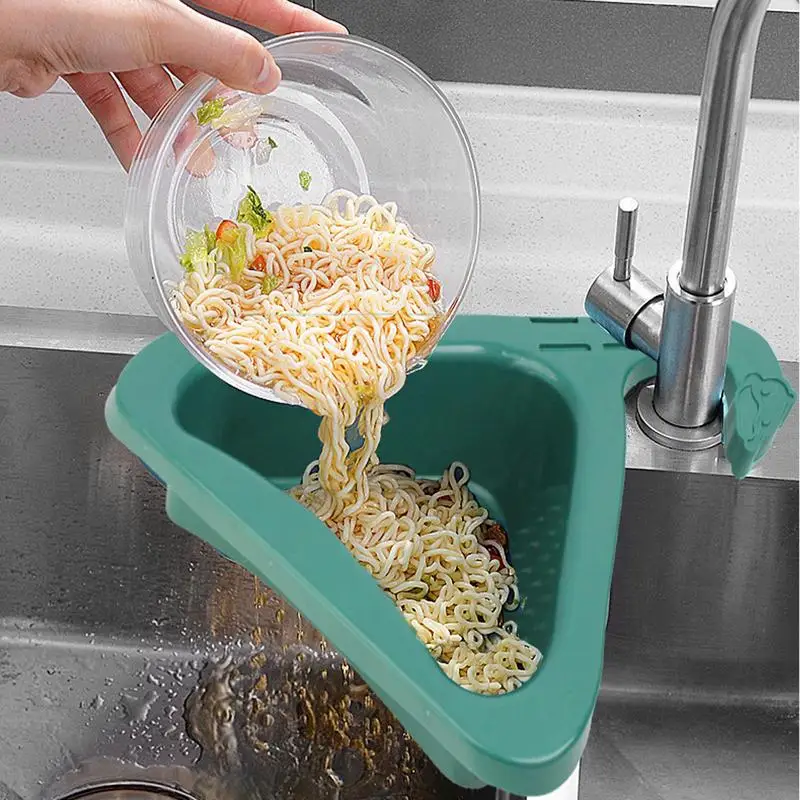 Kitchen Sink Drain Basket Vegetables Colander Expandable Sink Filter Strainer Multifunctional Sink Strainer Colander For Kitchen