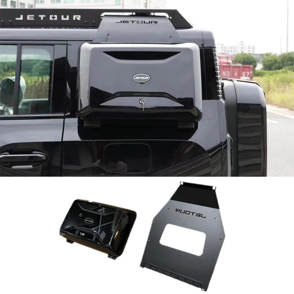 For Chery Jetour Traveler T2 2023 2024 Jetour T2 Car Side Backpack Roof Box Car Roof Rack Camperize Van Exterior Accessories