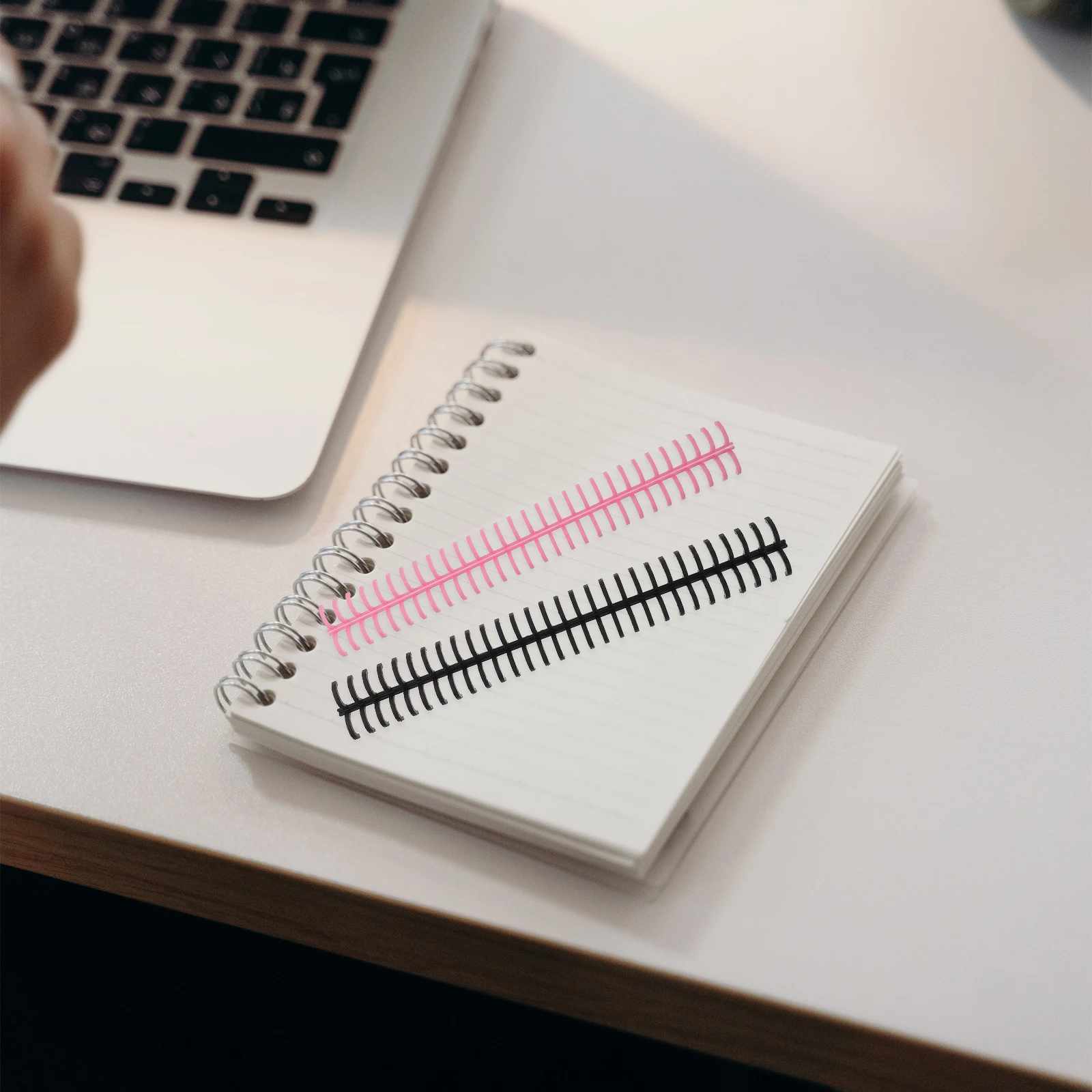 

11pcs Loose Leaf Coil Spiral Notebook Binding Clips Plastic Spines Segmented Binder Hinges For Diy Book Making Office File